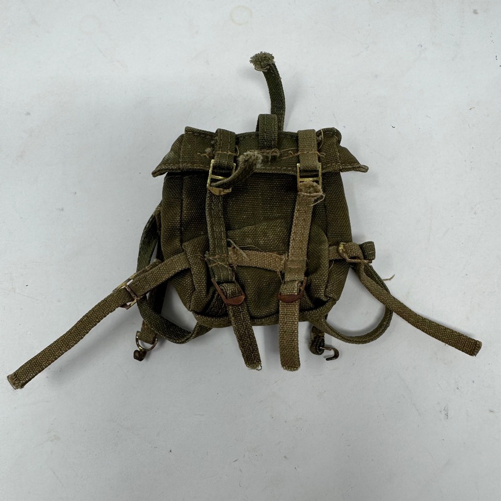 Vintage GI Joe Hasbro Japan Canvas Combat Field Pack Backpack Accessory 12 Inch